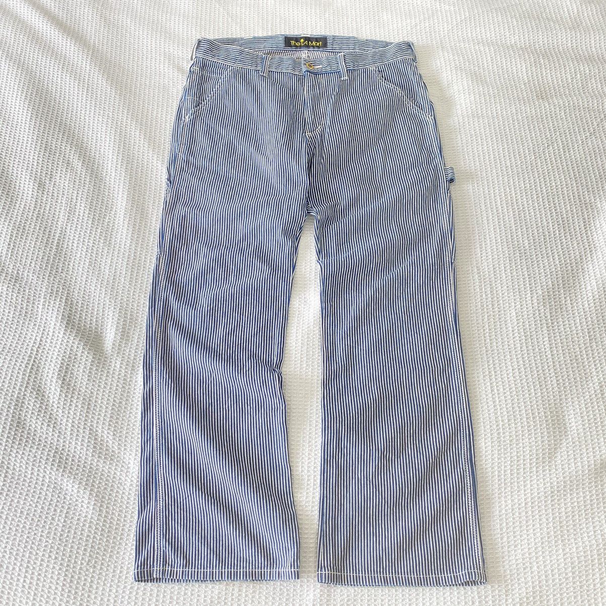 Japanese Brand Thrashed Vintage The L.A. Mart Workers ERD GRUNGE PANTS Size US 36 / EU 52 - 2 Thumbnail