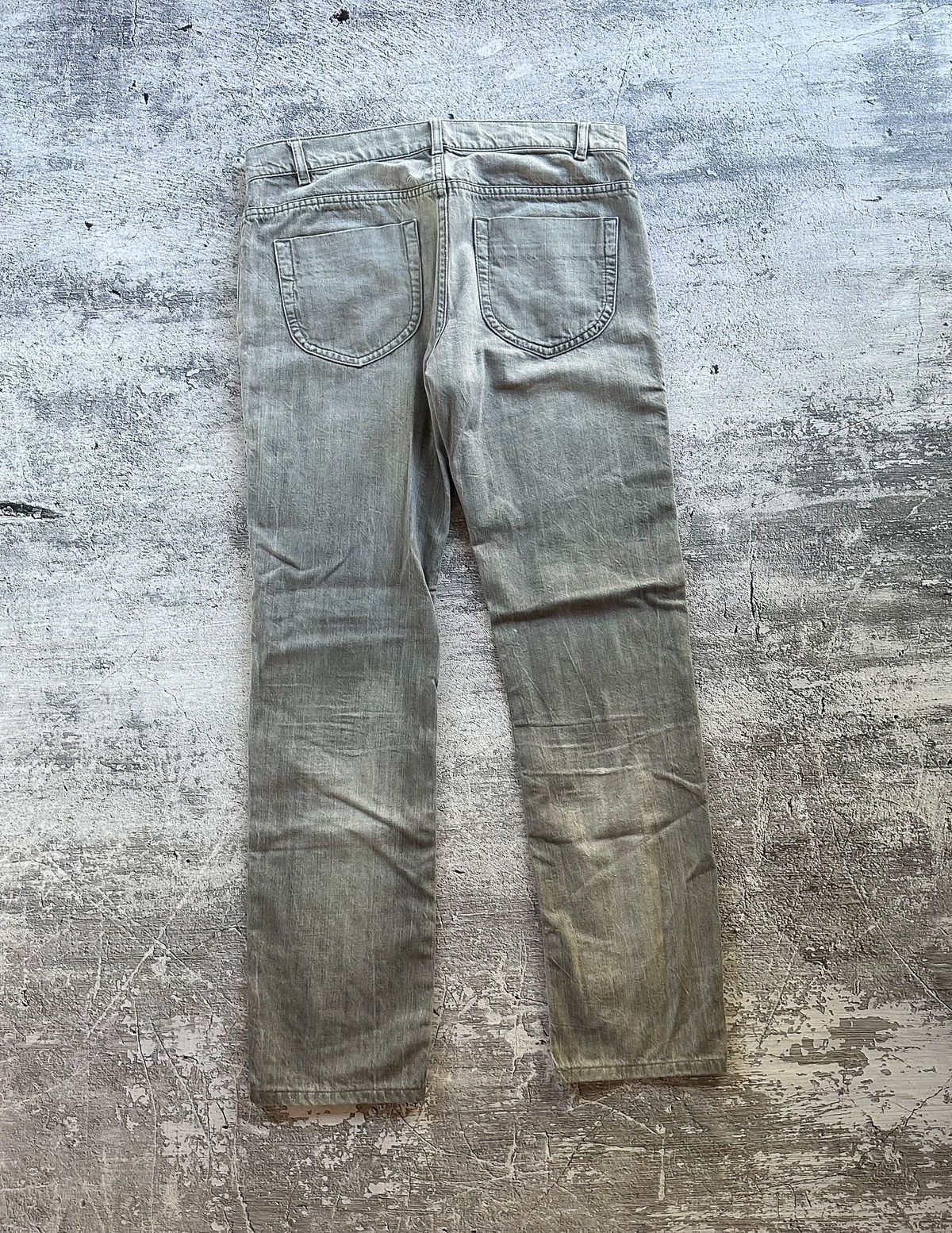 Maison Margiela Maison Margiela AW10 Leather Patch Denim Size US 33 - 3 Thumbnail
