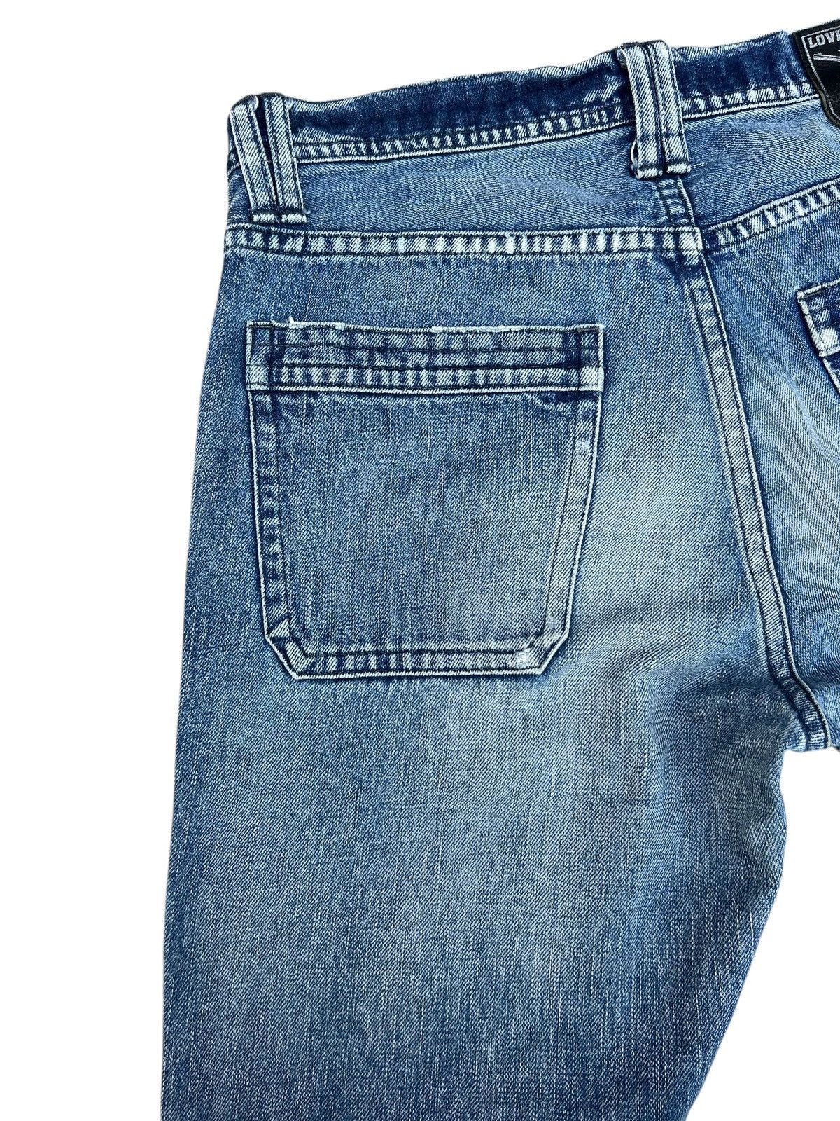 Japanese Brand Vintage Roarguns Japan Distressed Denim Flare Jeans Size US 31 - 13 Thumbnail