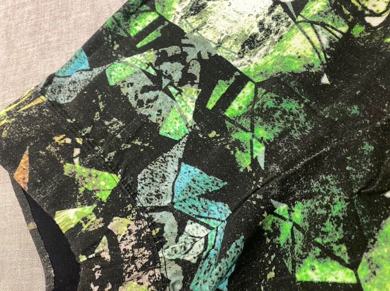 Helmut Lang HELMUT LANG sizeS Green printed trousers Size 26" / US 2 / IT 38 - 2 Thumbnail