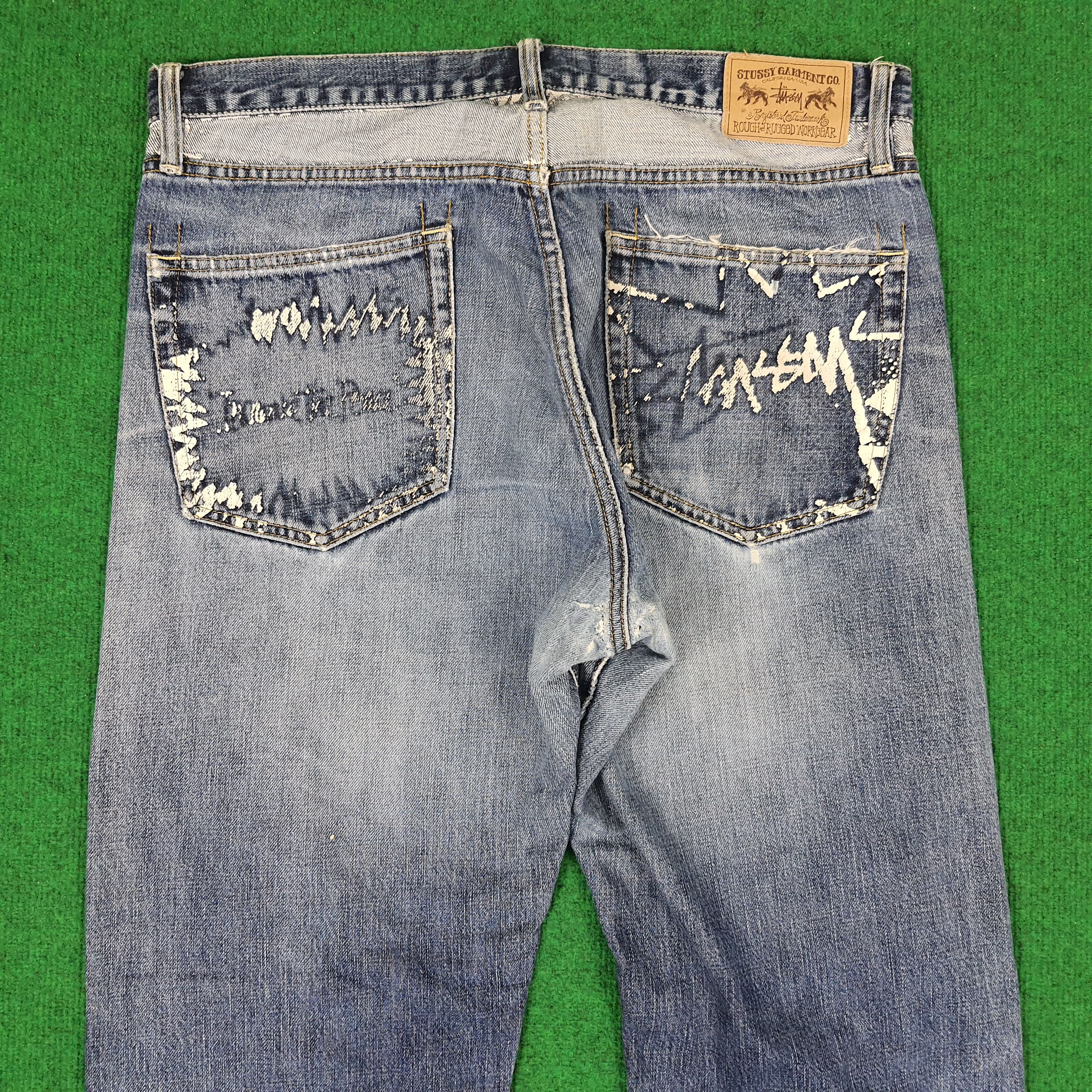 Stussy × Vintage Vintage Stussy Workgear Rough and Rugged Jeans