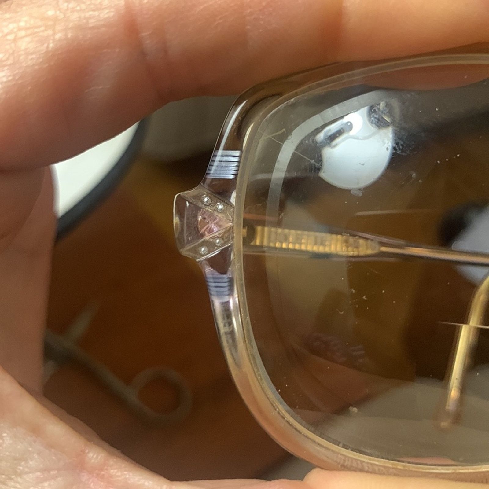Vintage 70’s 80’s oversized Italian eyeglass frames Golden Girls Size ONE SIZE - 11 Thumbnail