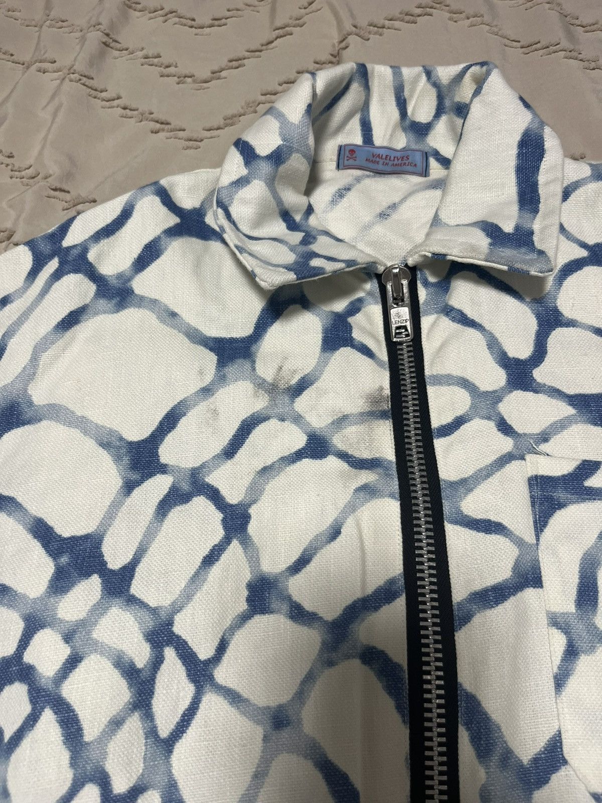 Vale VALELIVES White & Blue Jacket Size US L / EU 52-54 / 3 - 2 Thumbnail