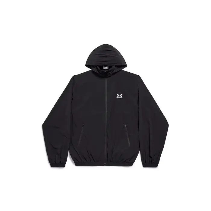 Balenciaga × Under Armour o1bcso1str0326 Under Armour® Winbreaker Jacket in Black Size US XS / EU 42 / 0 - 1 Thumbnail