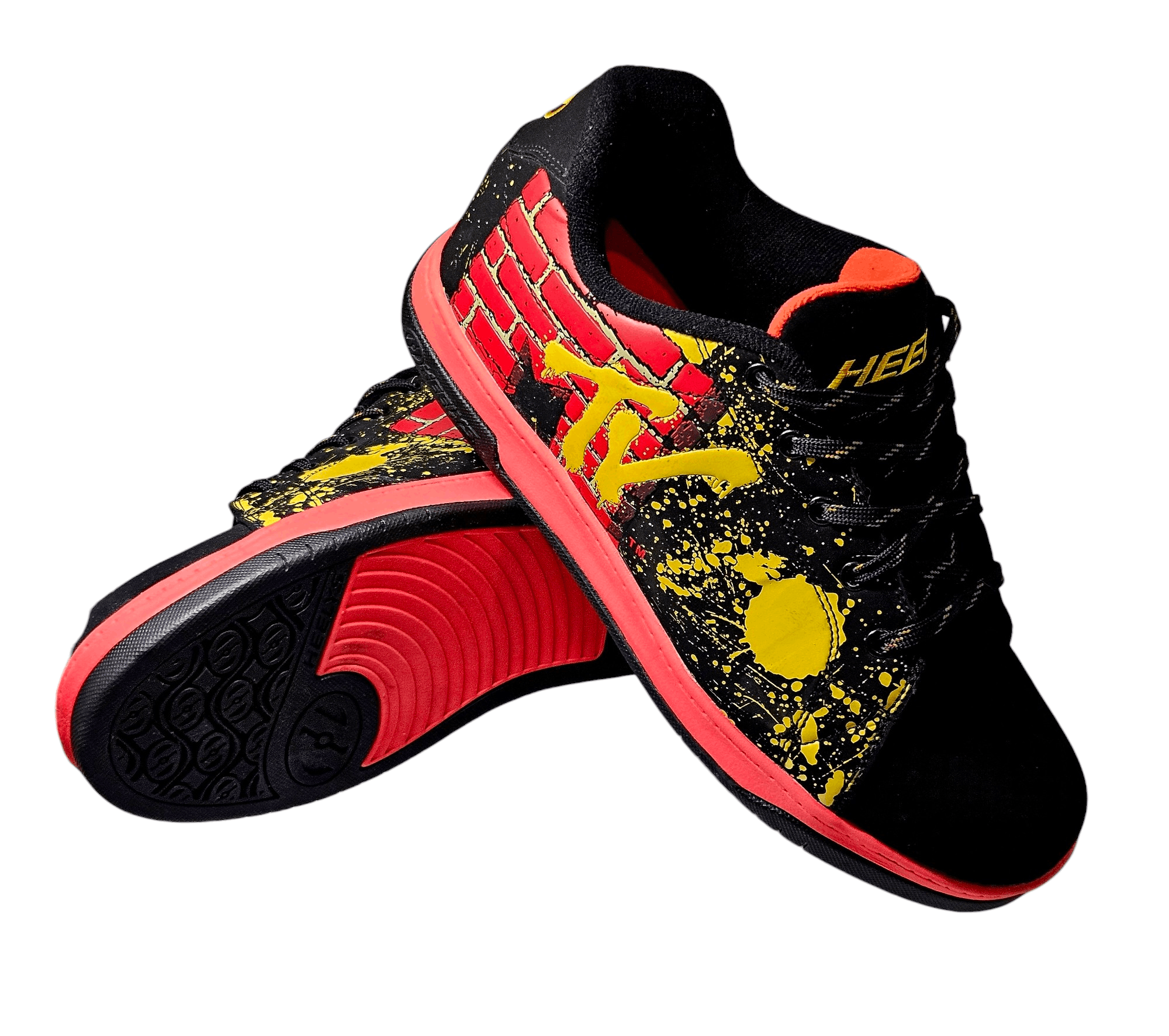 image of Mtv X Heelyy Split Skate Shoes | New in Black/Yellow, Men's (Size 10)