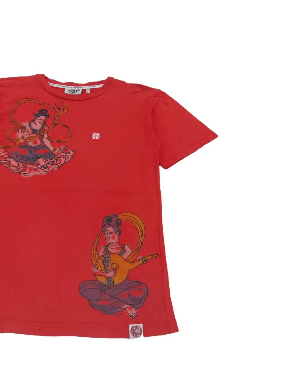 Stevenson Overall Co. Rare! By Stevenson Sukajan "Buddha" Motif Tee Size US S / EU 44-46 / 1 - 3 Thumbnail