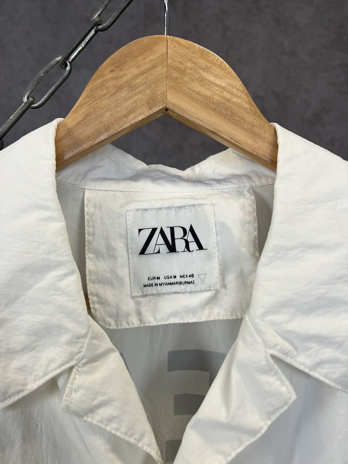 Zara Zara Art Nylon shirt Size US M / EU 48-50 / 2 - 4 Thumbnail