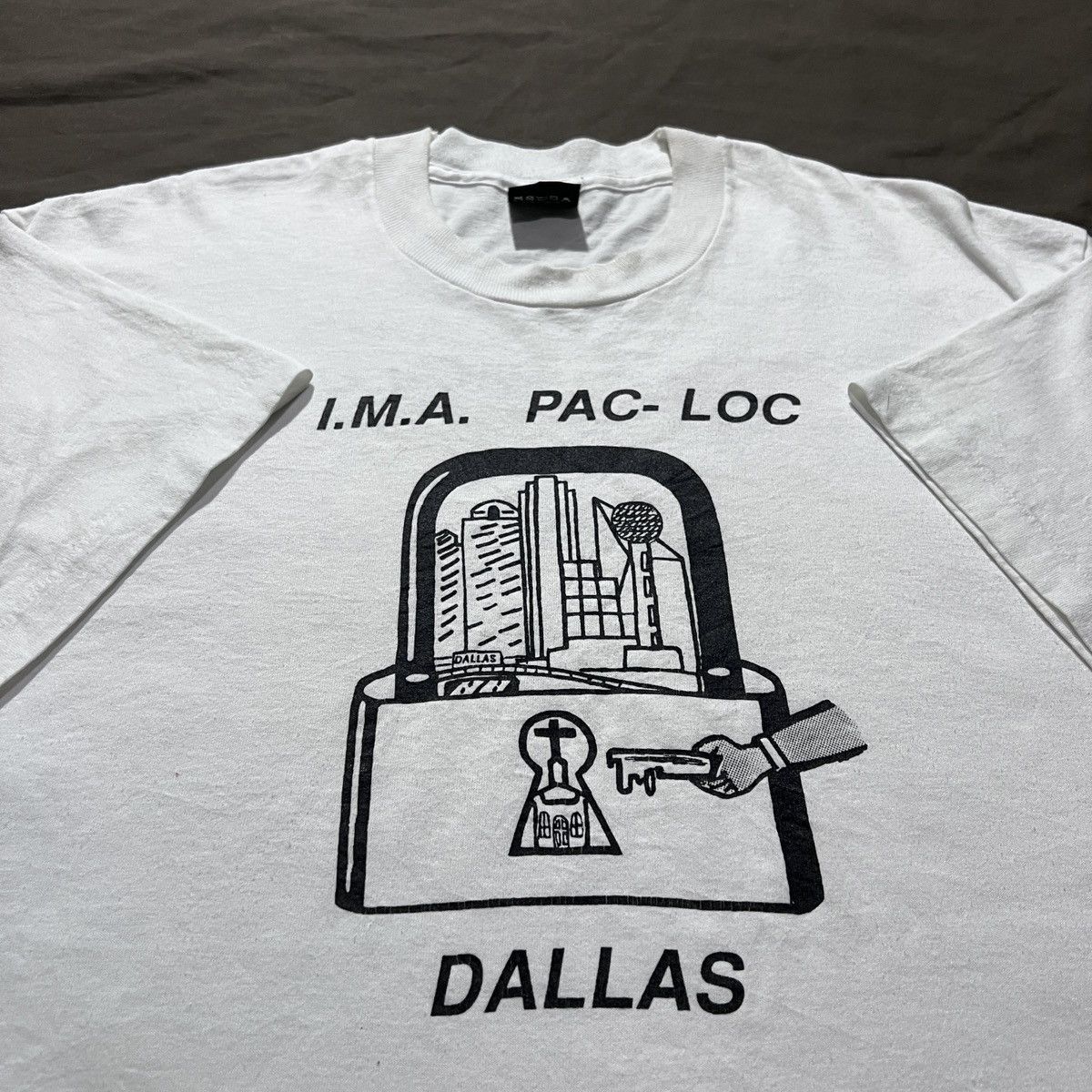 Vintage Vintage 90s I.M.A. PAC- LOC God Jesus Bible Holy Tee XL Size US XL / EU 56 / 4 - 1 Thumbnail