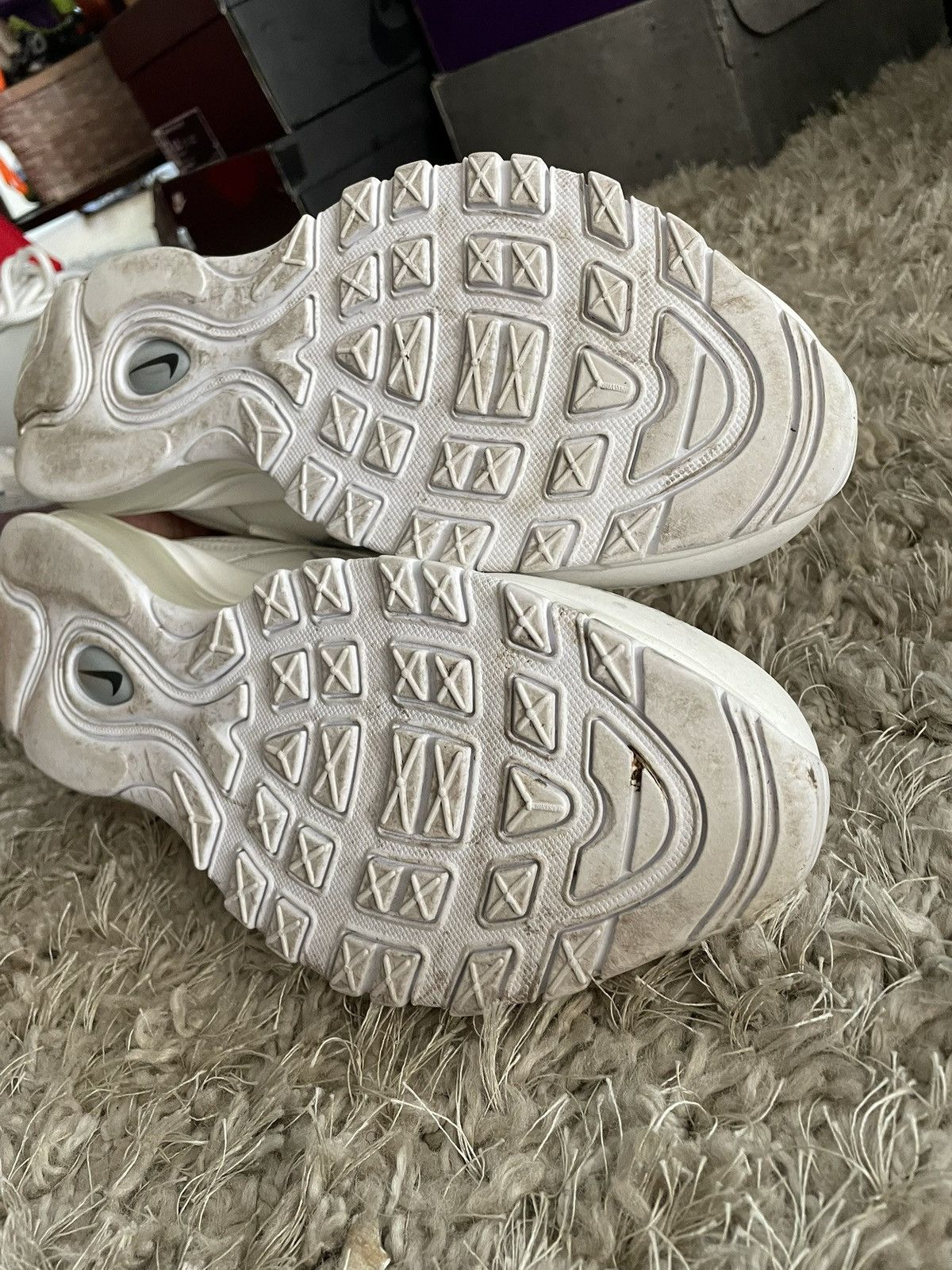 Nike Nike Air Max 97 Triple White Size US 11 / EU 44 - 10 Thumbnail