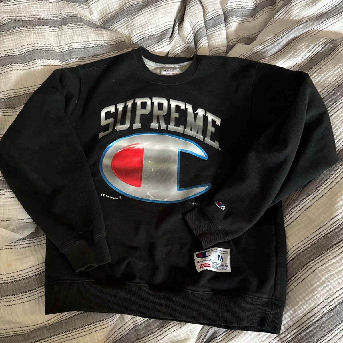 Champion × Supreme Supreme x Champion Sweater Size US M / EU 48-50 / 2 - 1 Thumbnail