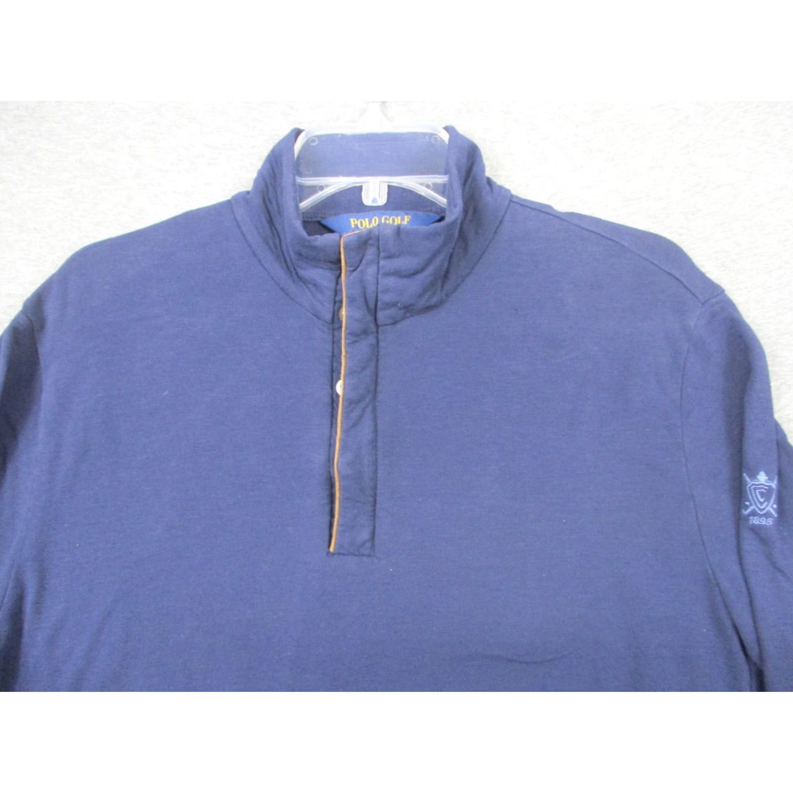 Ralph Lauren Polo Golf Ralph Lauren Pullover Large Navy Blue Snap Water Repellent Size US L / EU 52-54 / 3 - 2 Thumbnail