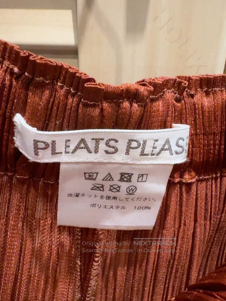 Issey Miyake Issey Miyake size:3 Dark Orange Trousers Size 23" - 3 Thumbnail