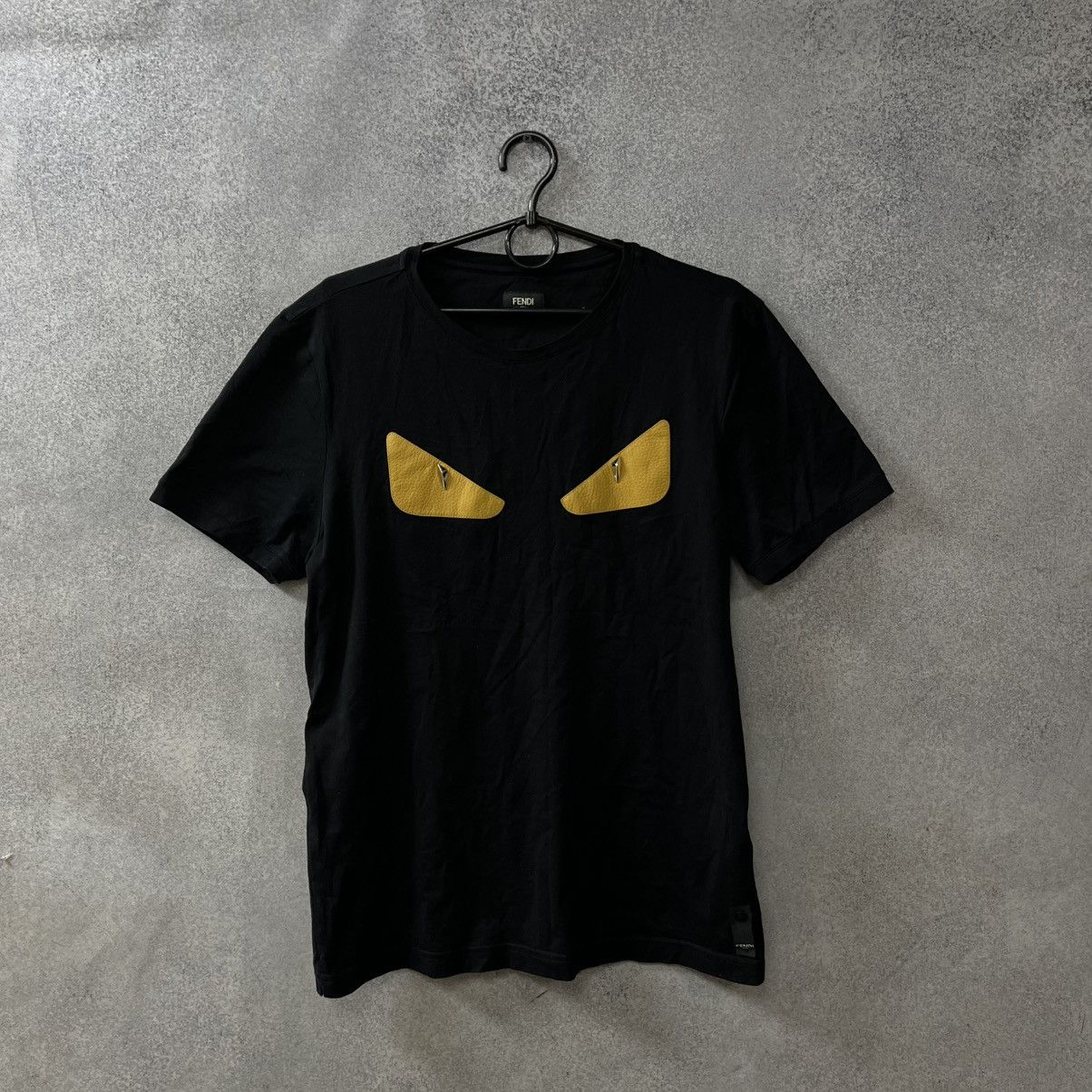 Fendi Fendi Bug Eyes T-shirt Black Size US L / EU 52-54 / 3 - 1 Thumbnail