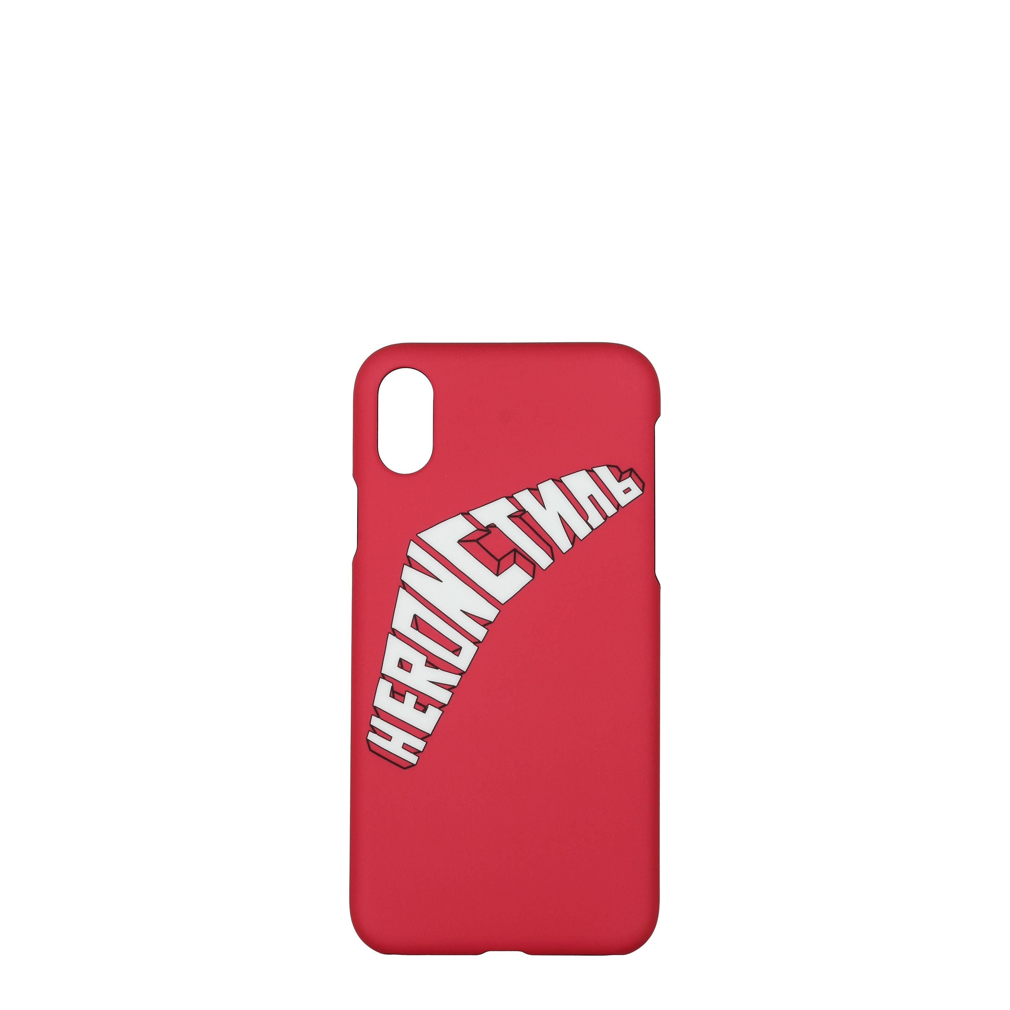 Heron Preston Heron Preston IPhone Covers Men PVC Fuchsia Size ONE SIZE - 1 Preview