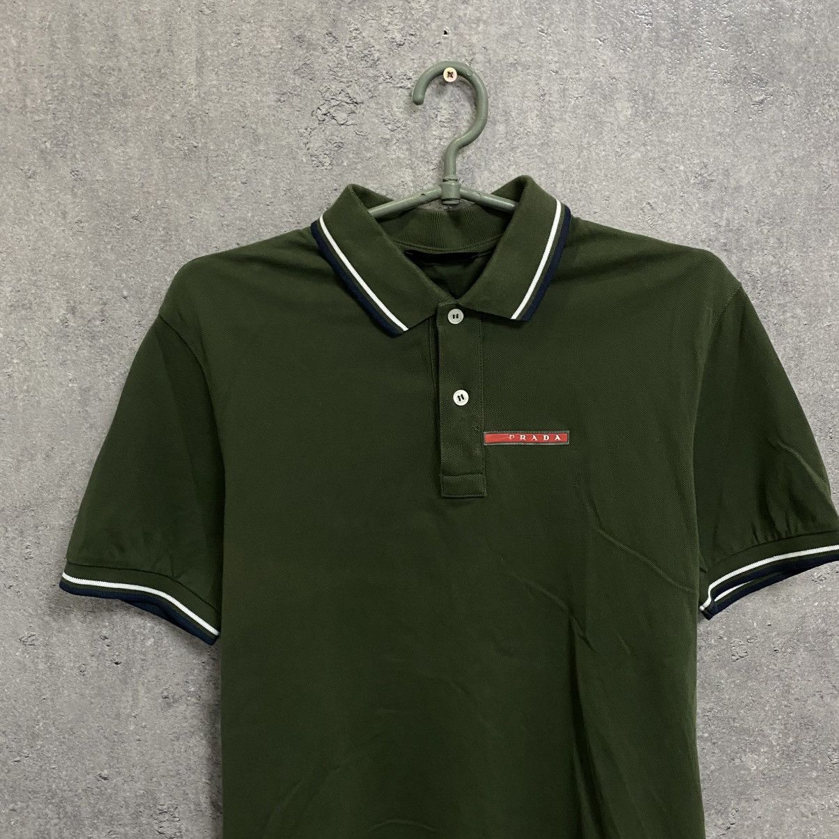 Prada Prada Polo Red Tab T-Shirt Size US M / EU 48-50 / 2 - 3 Thumbnail