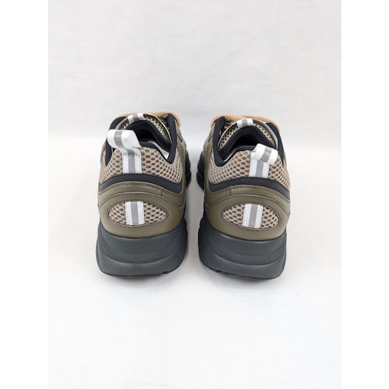 Dior o1rshd1 B22 Calfskin Mesh Sneakers in Khaki Size US 8 / EU 41 - 18 Thumbnail