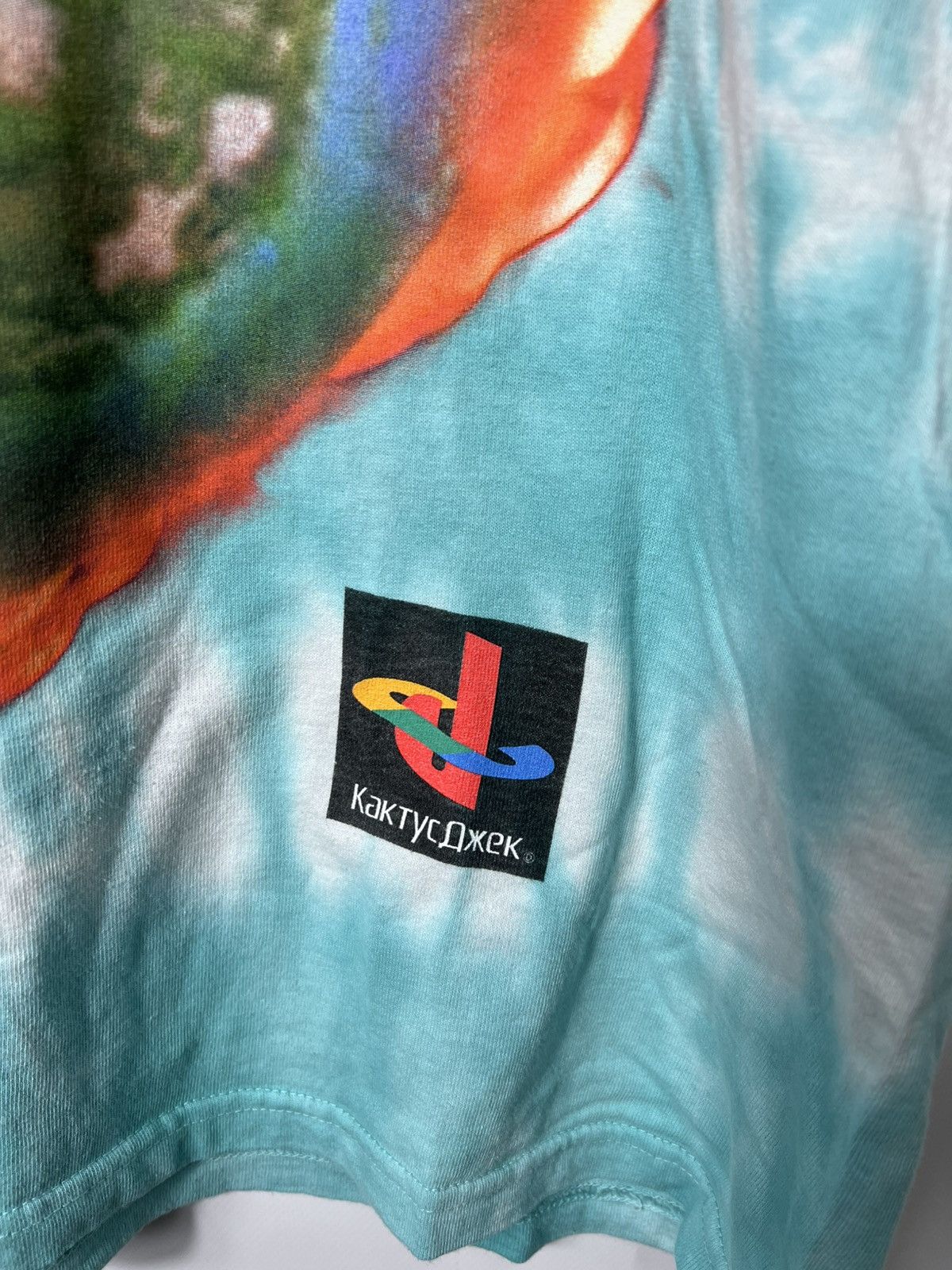 Playstation Cactus Jack Travis Scott Playstation Tai Dai T-Shirt Size US L / EU 52-54 / 3 - 3 Thumbnail