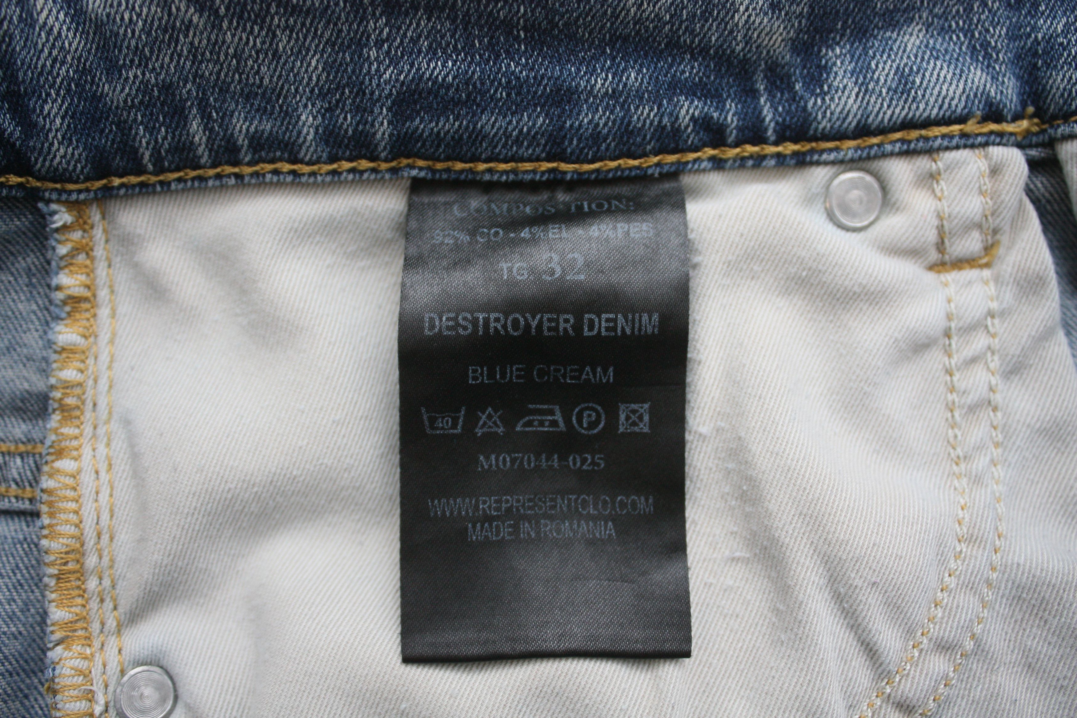Represent Clo. Represent Destroyer Denim 32 Size US 30 / EU 46 - 6 Thumbnail
