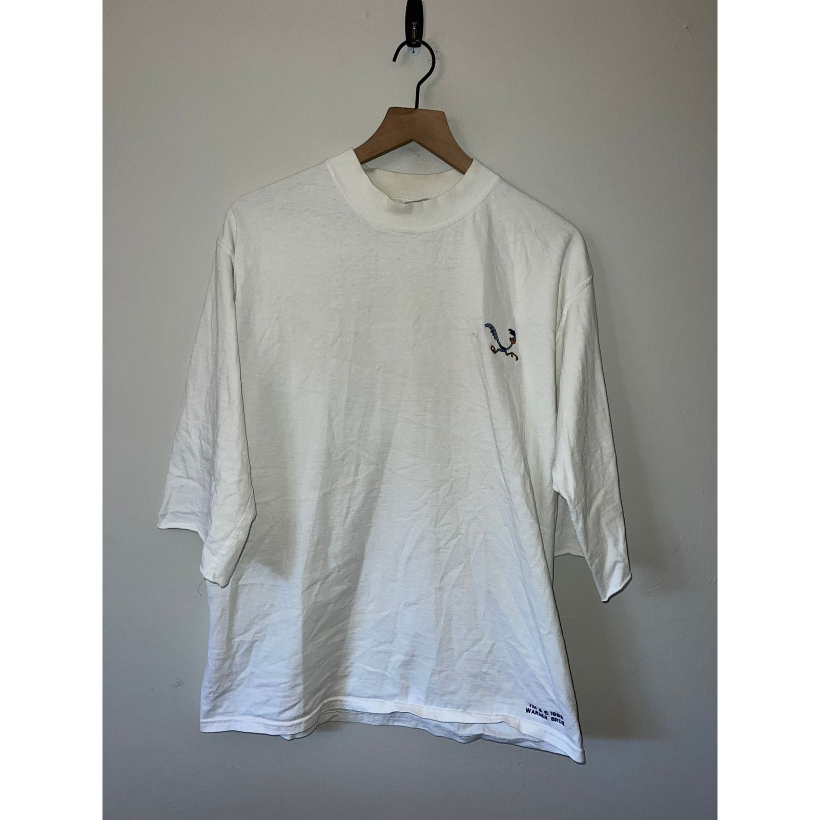Gildan Vintage Looney Tunes Shirt Road Runner Roadrunner 90s Large Size US L / EU 52-54 / 3 - 1 Thumbnail
