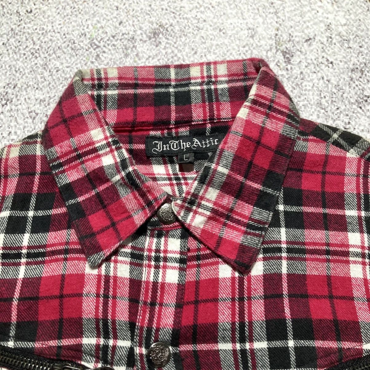 In The Attic 2000s In The Attic Plaid Flanel Button Shirt Punk Lgb Style Size US M / EU 48-50 / 2 - 7 Thumbnail