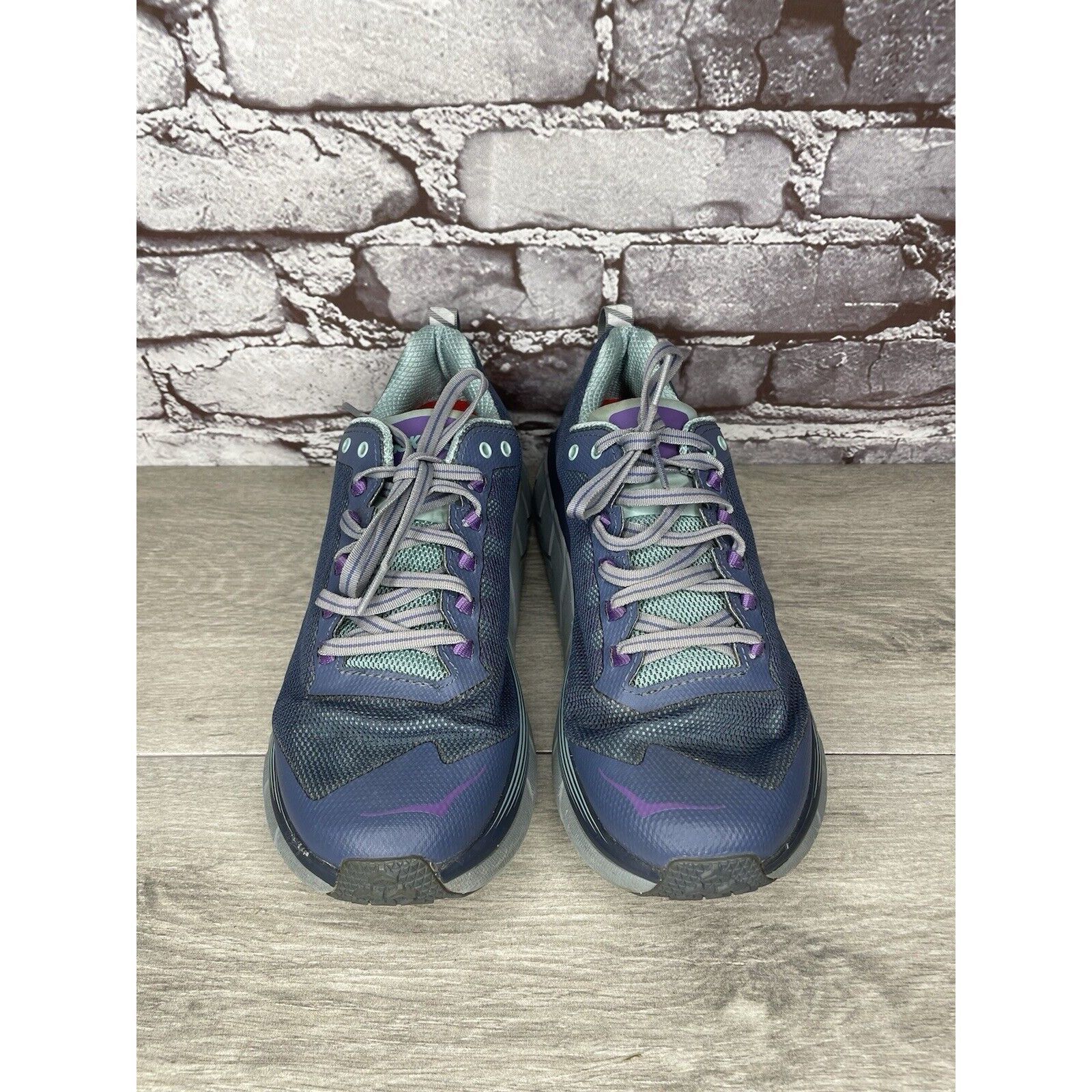 Hoka Hoka One One Challenger ATR 4 Blue Trail Running Athletic Sh Size US 8 / IT 38 - 2 Thumbnail