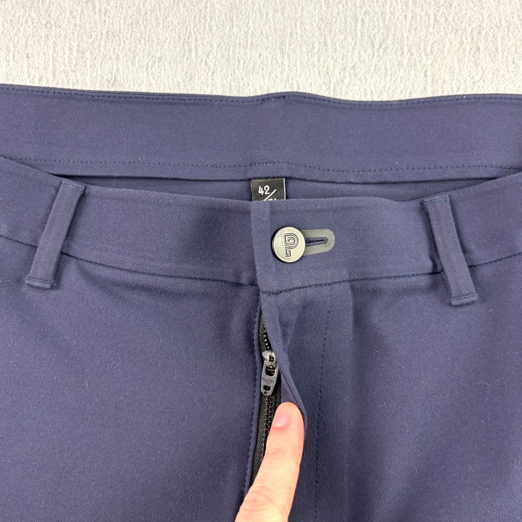 Vintage Public Rec Pants Mens 42x34 Blue Chino All Day Everyday Stretch Casual Regular Inseam 29in Straight Mens Size US 42 / EU 58 - 3 Thumbnail