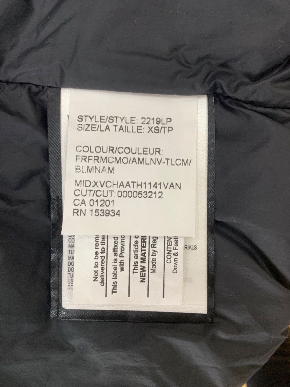 Canada Goose Canada Goose Graffiti Nylon Down Jacket (XS) Size US XS / EU 42 / 0 - 7 Thumbnail