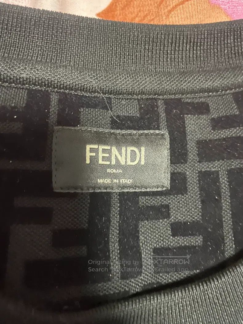 Fendi Fendi All-over print logo sweatshirt black Size US L / EU 52-54 / 3 - 4 Thumbnail