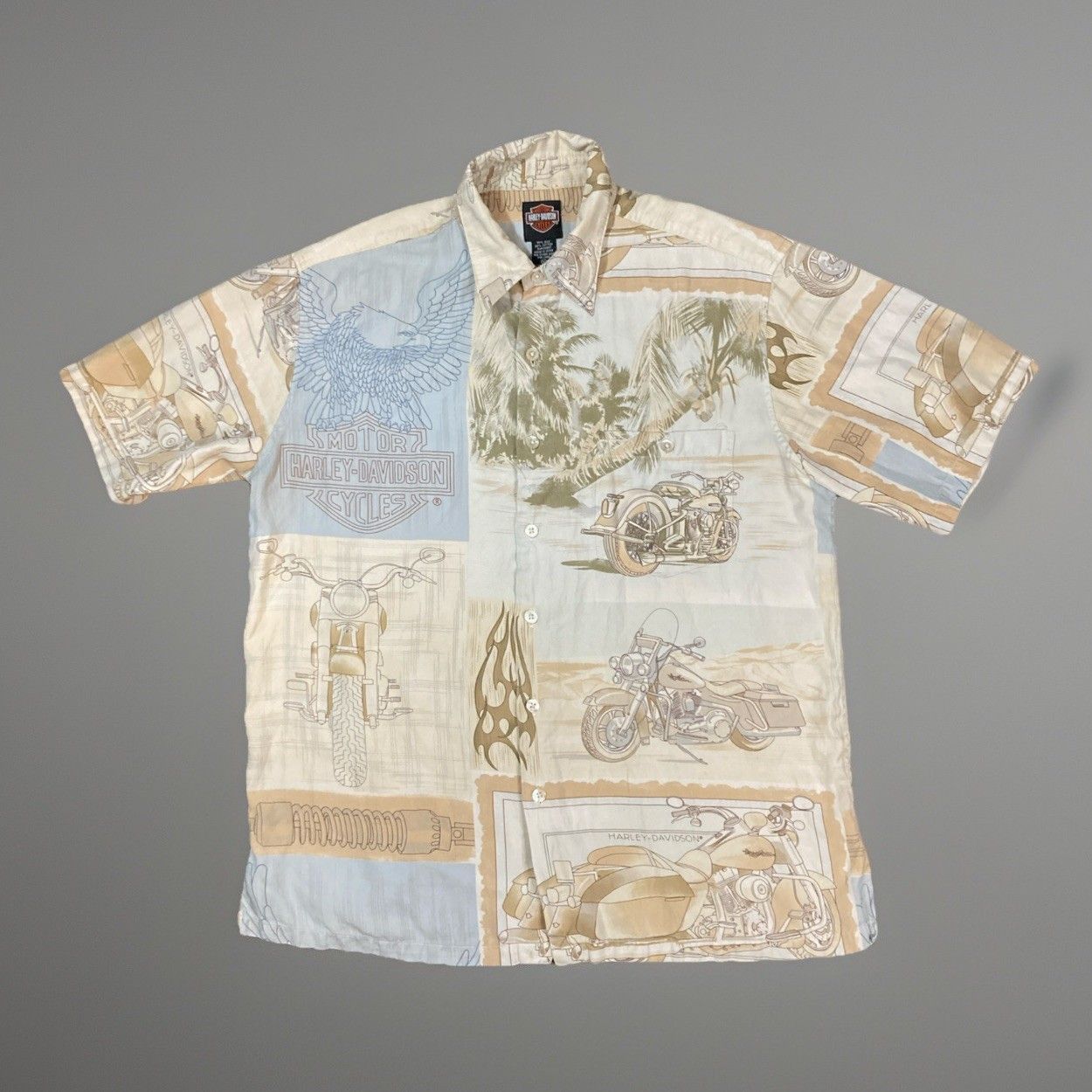 Harley Davidson Harley Davidson Hawaiian Shirt Tori Richard Men’s Size M Size US M / EU 48-50 / 2 - 1 Thumbnail