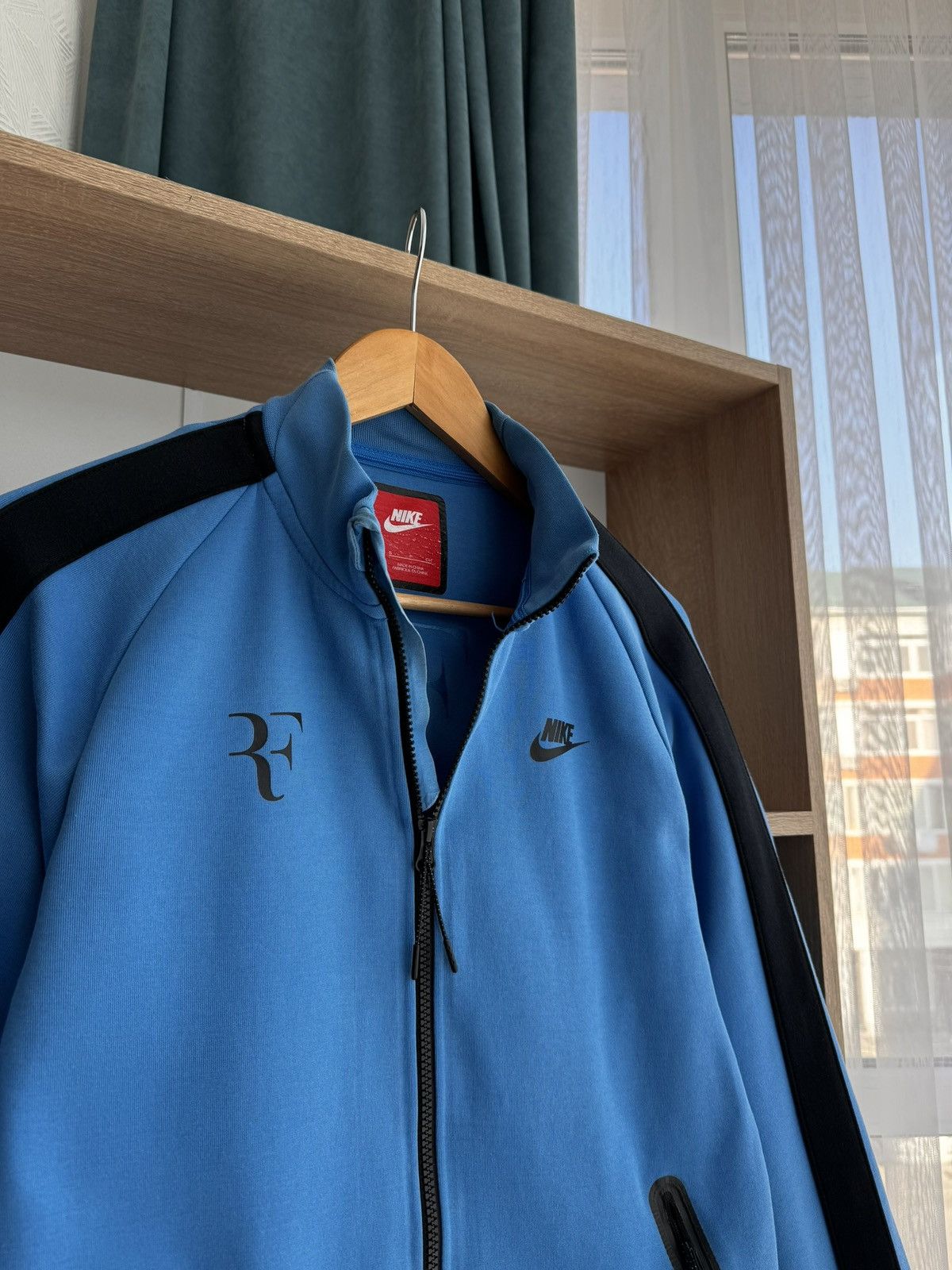Nike Nike Tech Fleece x Roger Federer Tenis God Navy Hoodie Size US S / EU 44-46 / 1 - 2 Thumbnail