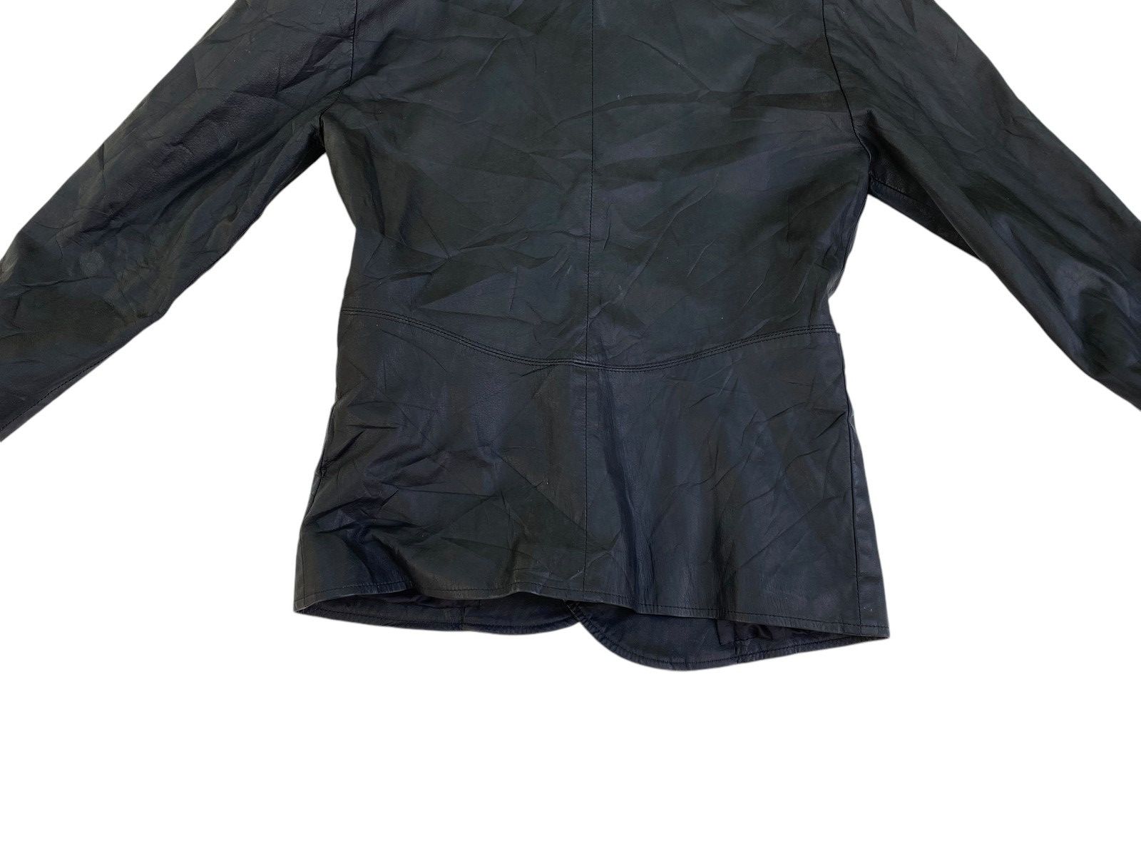Japanese Brand × Vintage Vtg Leather Jacket Sun Leather Size M / US 6-8 / IT 42-44 - 6 Thumbnail