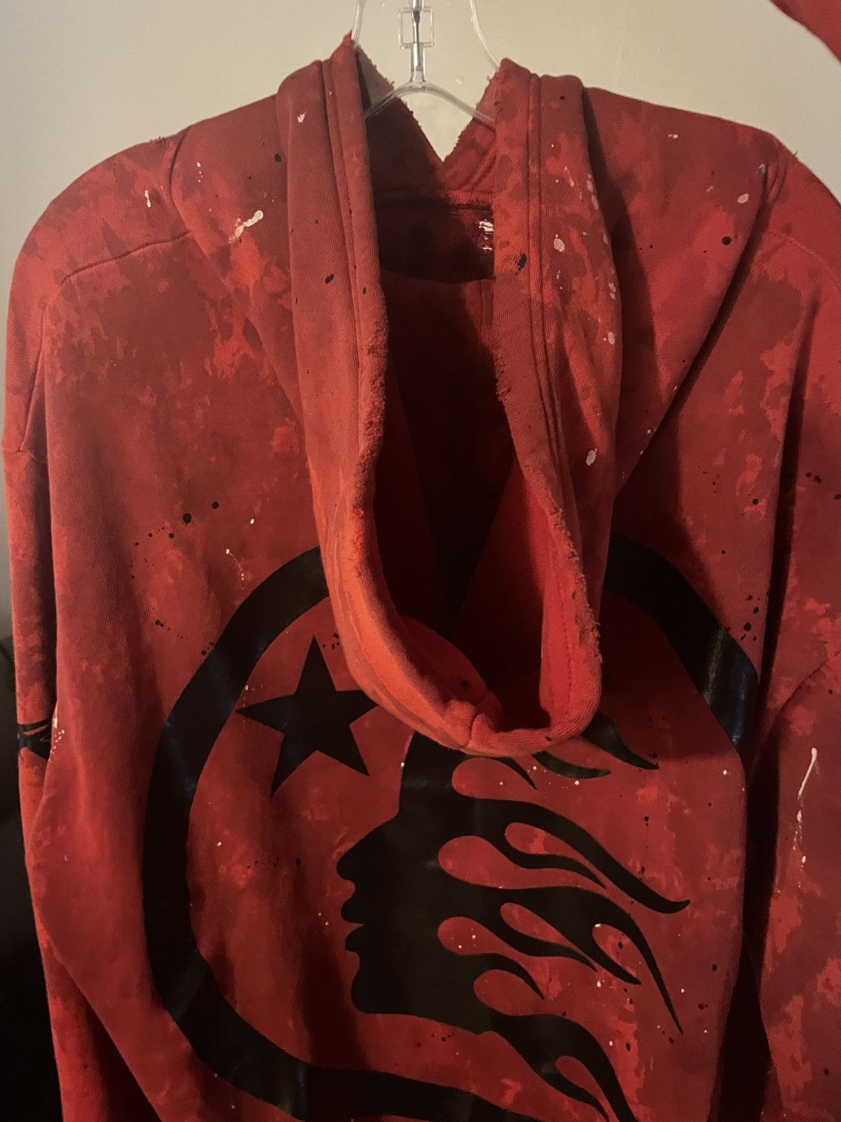 HELLSTAR Hellstar Sports Tie-Dye Skull Hoodie 'Red' ~ Size US M / EU 48-50 / 2 - 5 Thumbnail