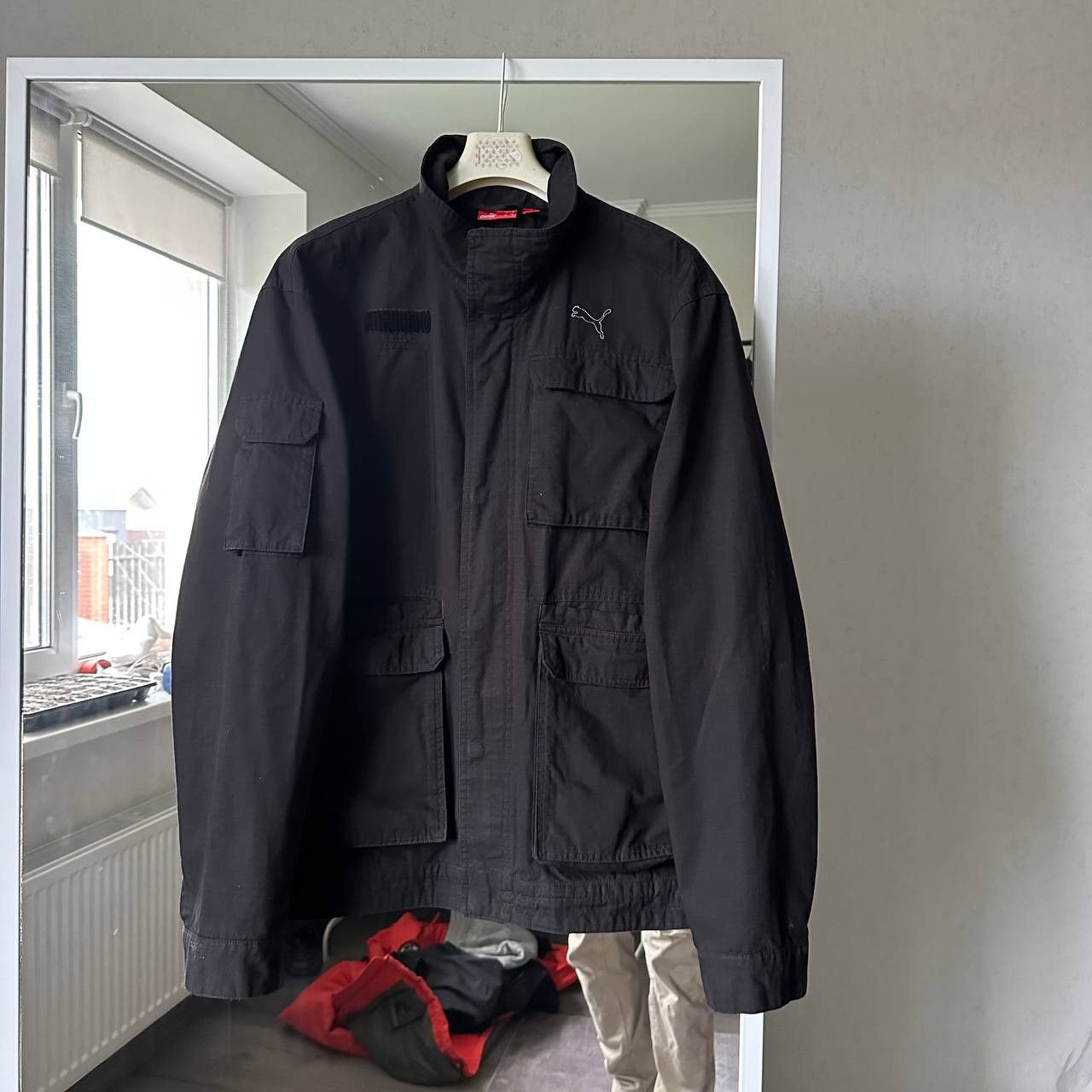 Vintage Avant Garde Cargo Multi Pocket Cotton Vintage Black Jacket Size US M / EU 48-50 / 2 - 1 Thumbnail