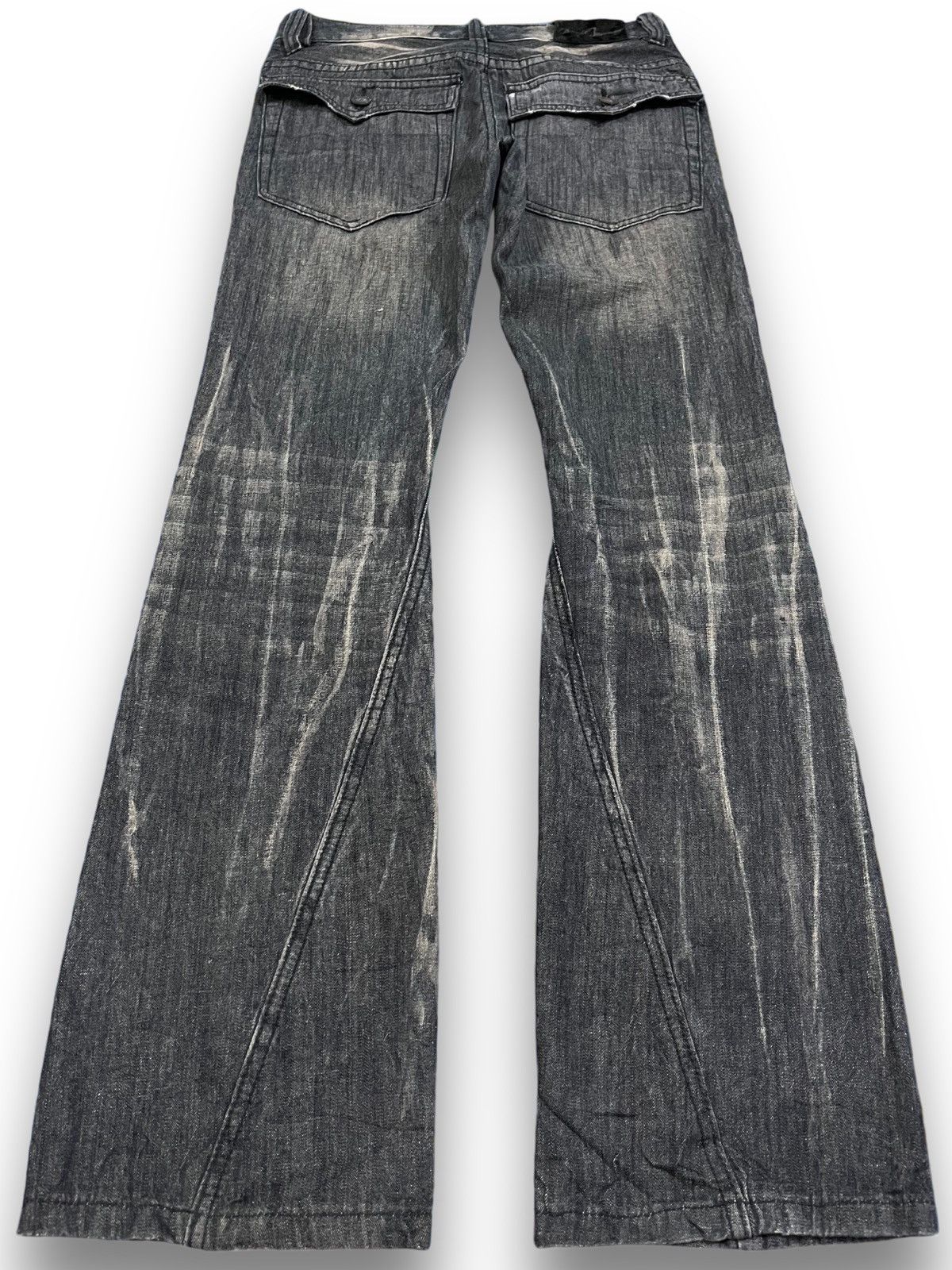 Beauty Beast Vintage Black Baccara Flare Denim Size US 29 - 8 Thumbnail