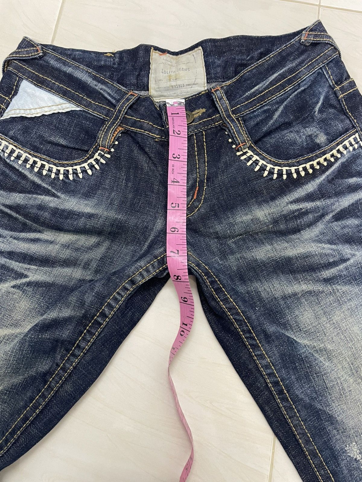 Tornado Mart Vintage Lolita Club By Concert Club Bootcut Denim Jeans Size US 30 / EU 46 - 6 Thumbnail