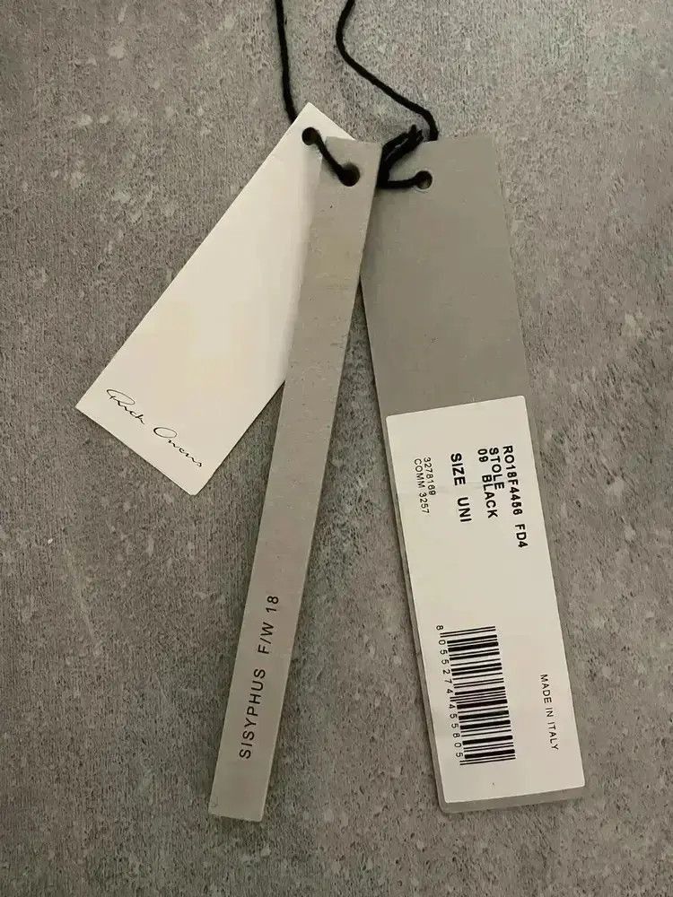Rick Owens Rick Owens Mainline Puffy Scarves-2507 Size ONE SIZE - 4 Thumbnail