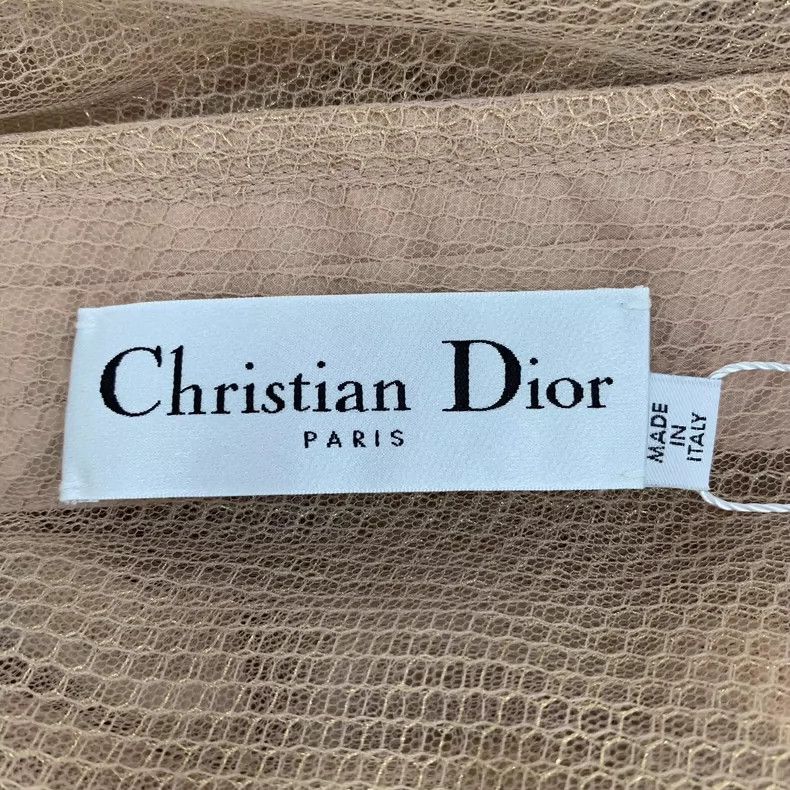 Dior Dior Brown striped stand-up collar zipper long-sleeved mesh Size M / US 6-8 / IT 42-44 - 5 Thumbnail
