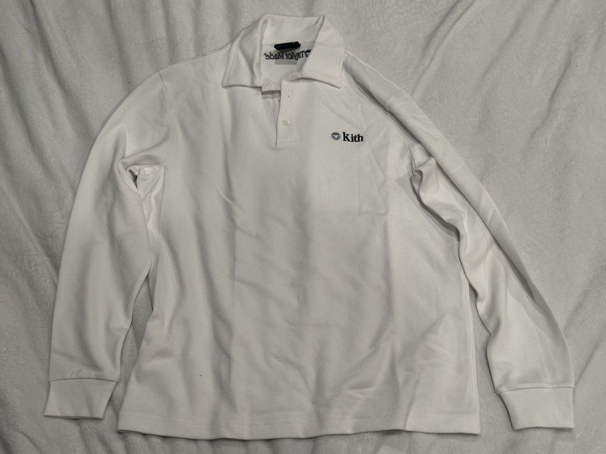 image of Kith Taylormade Ready Polo in White, Men's (Size Small)