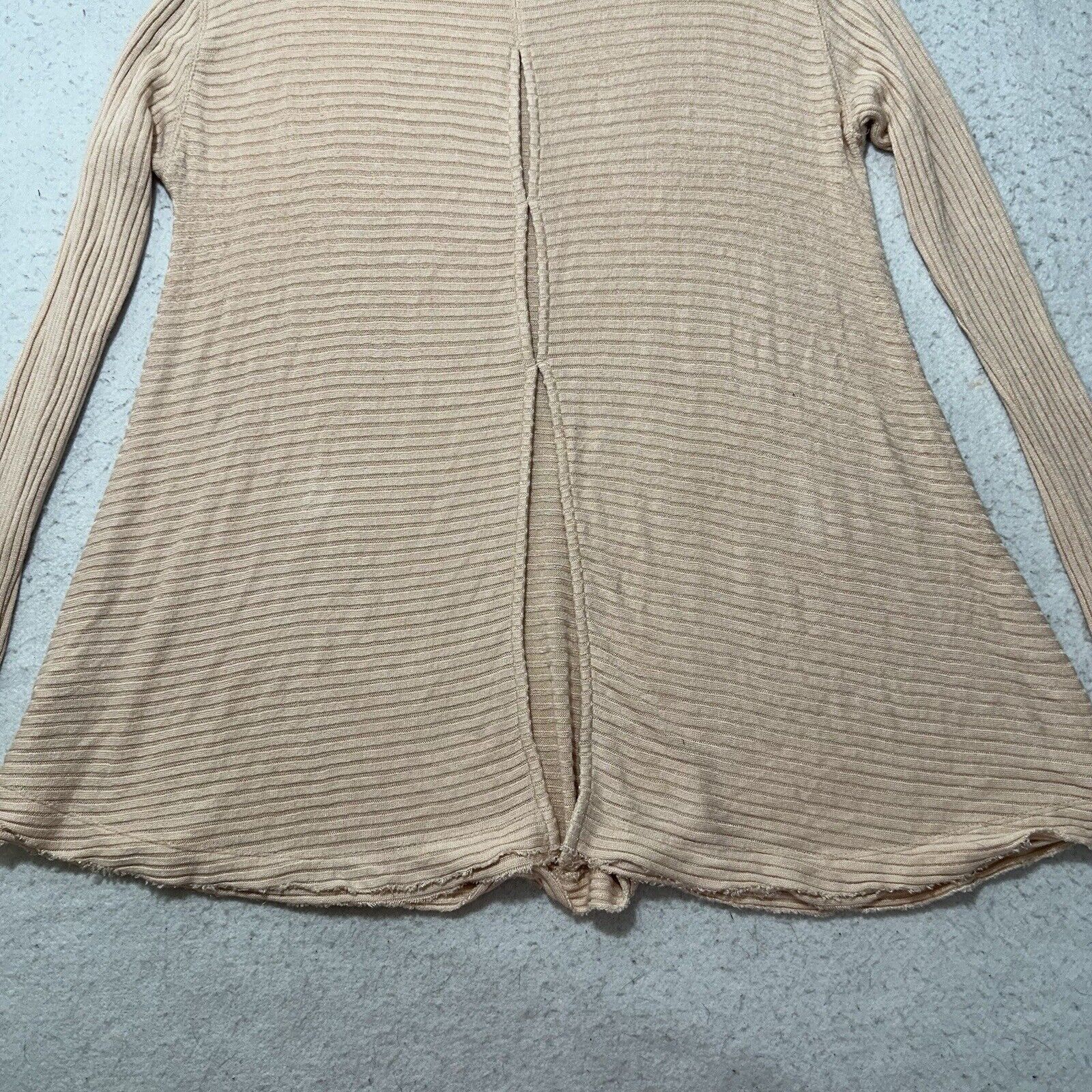 Free People We the Free People Small Cowl Neck Open Knit Pink Sweater Size S / US 4 / IT 40 - 12 Thumbnail
