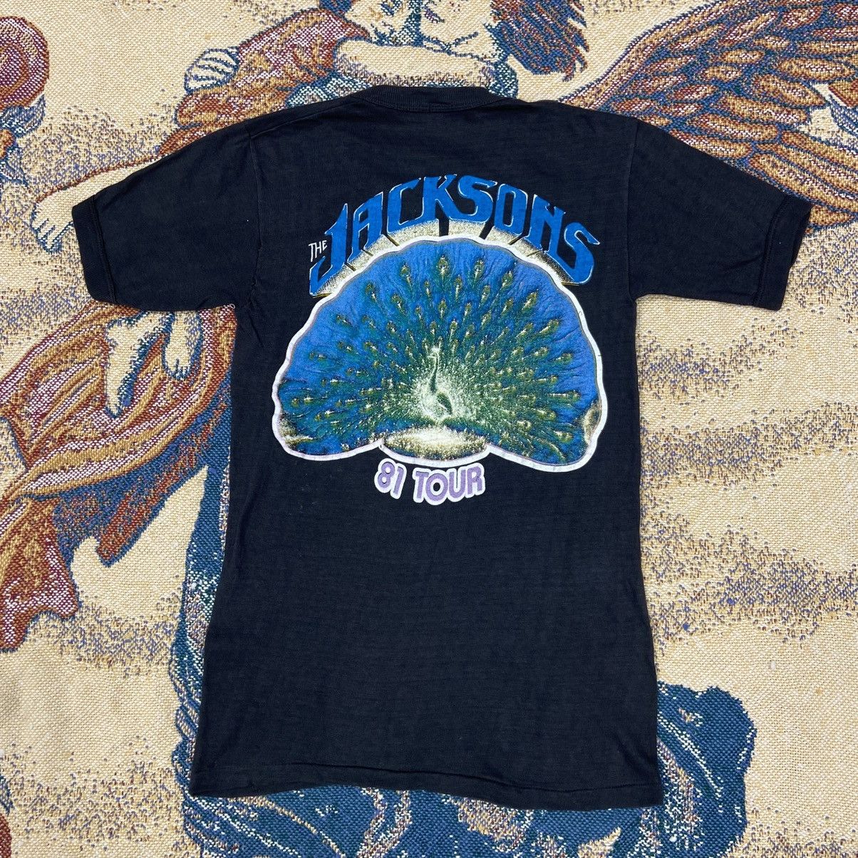 Band Tees Vintage 1981 The Jackson’s Tour Shirt Size US XS / EU 42 / 0 - 2 Thumbnail