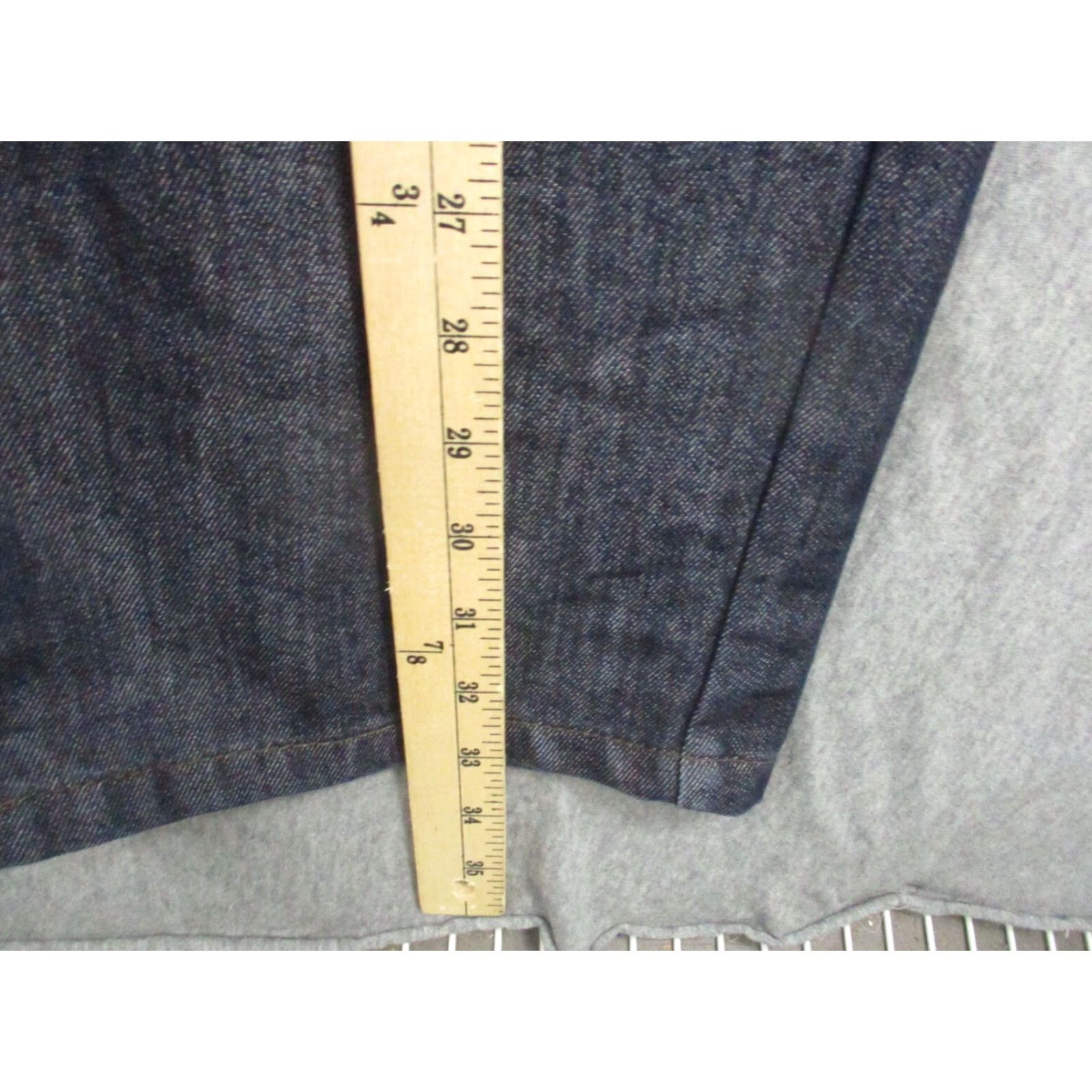Akademiks VINTAGE Akademiks Jeans 44x32 Y2K Baggy Hip Hop Wide Leg Dark Wash Jeans Size US 44 / EU 60 - 7 Thumbnail