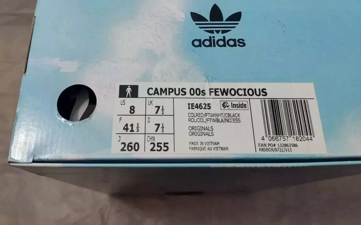 Adidas adidas Originals X FEWOCiOUS Campus 00S IE4625 new with box Size US 8 / EU 41 - 8 Thumbnail