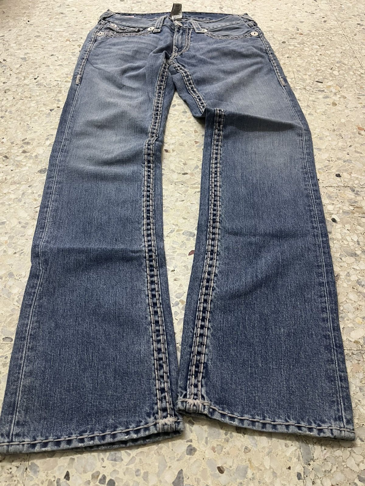 True Religion Vintage Y2K Japanese brand True religion light blue wash Size US 32 / EU 48 - 11 Thumbnail