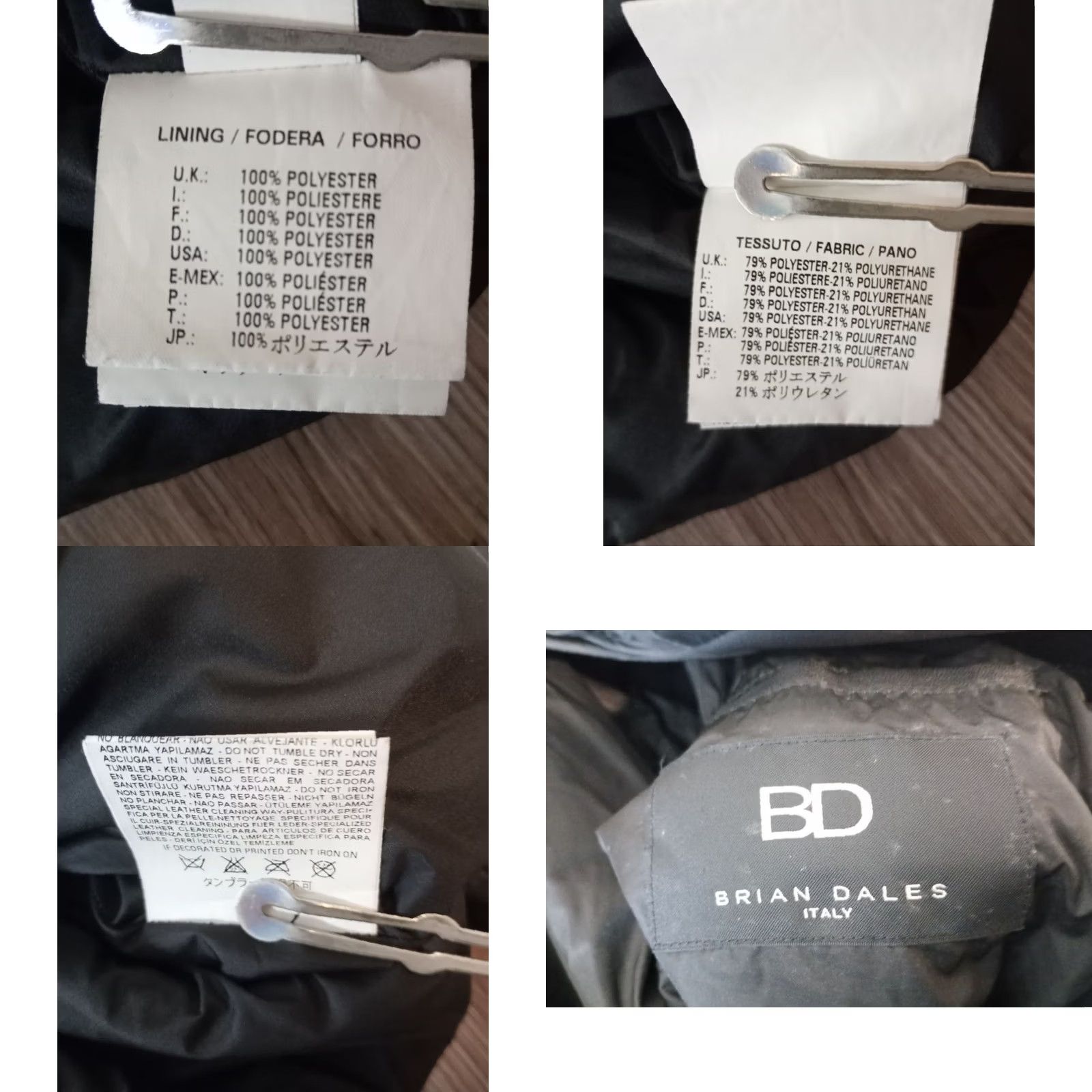 Brian Dales Brian Dales Bomber Jacket Size 50 Made in Italy Men's Size US M / EU 48-50 / 2 - 10 Thumbnail