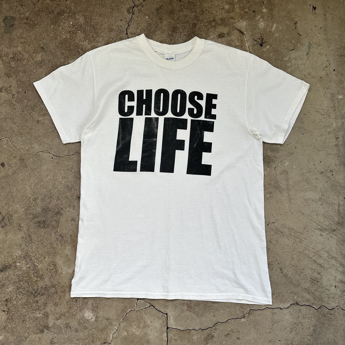 Trainspotting movie promo “choose life” t-shirt