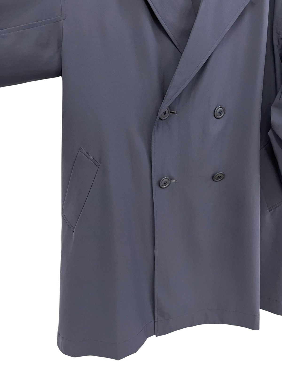 Issey Miyake 1980s Issey Miyake ‘Windcoat” Oversize Double Breasted Coat Size US L / EU 52-54 / 3 - 8 Thumbnail