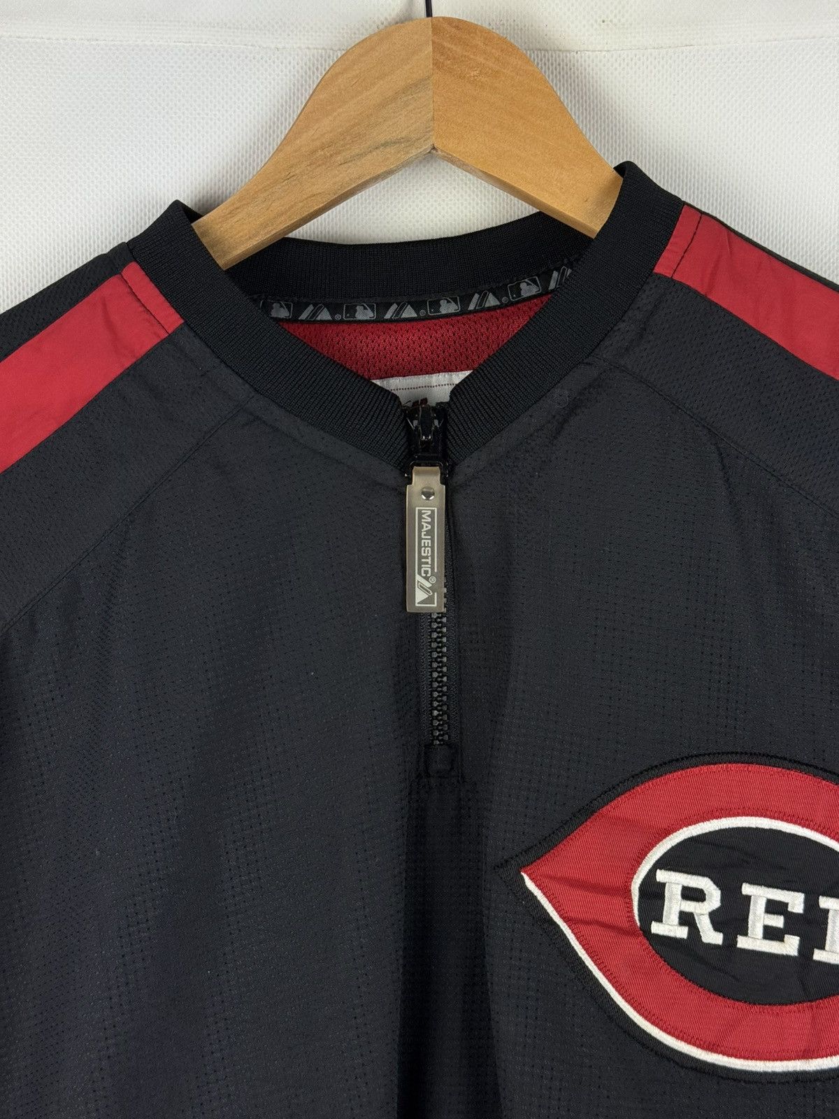 Majestic Majestic Cincinnati Reds Vintage Men’s Anorak Jacket Size M Size US M / EU 48-50 / 2 - 10 Thumbnail