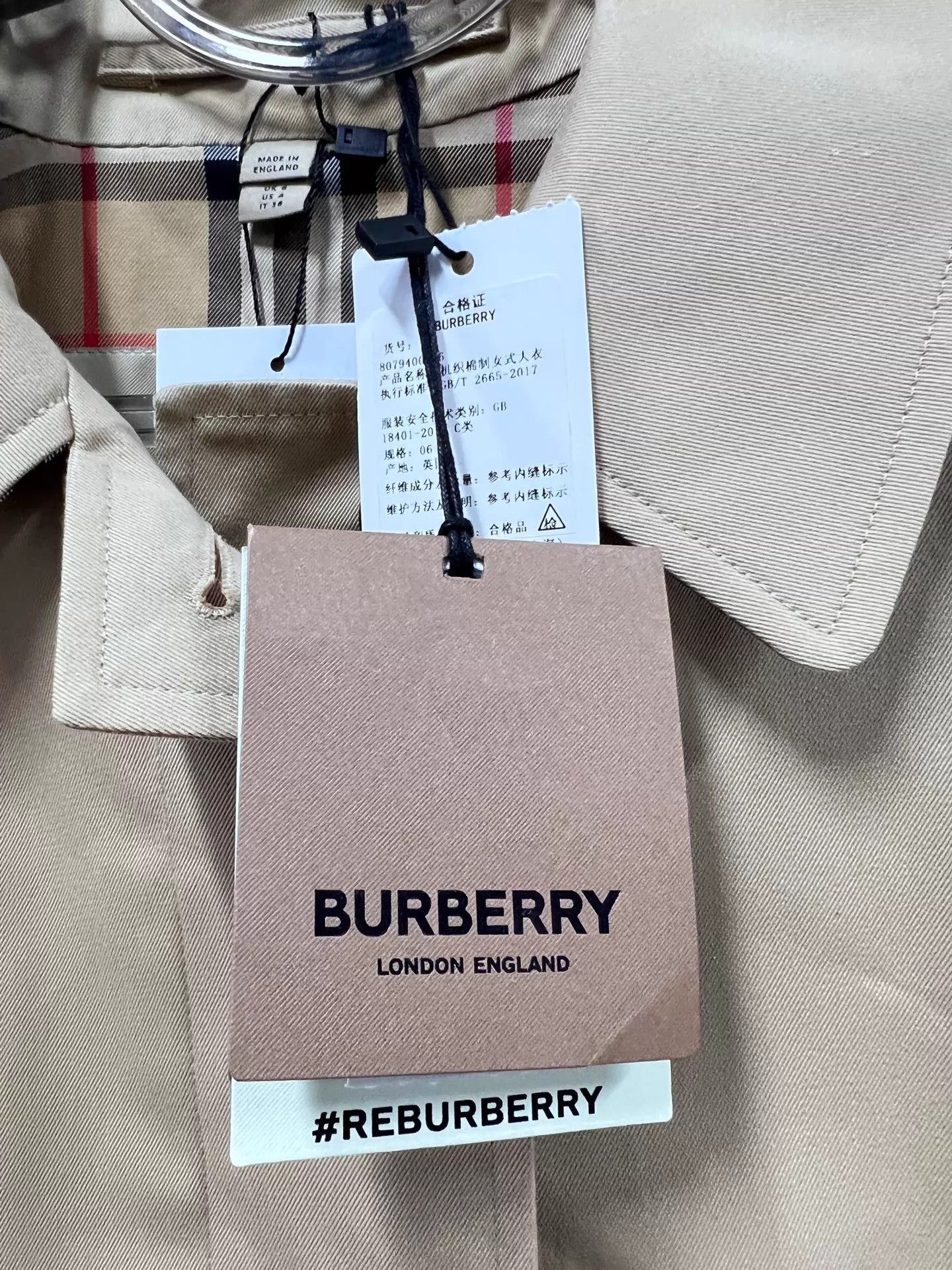 Burberry Burberry Camden Solid Trench Coat 36 New With Tags Size XS / US 0-2 / IT 36-38 - 3 Thumbnail