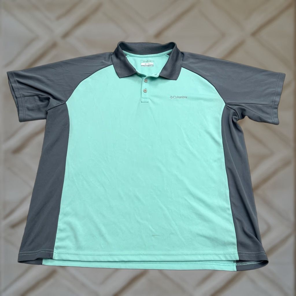 Vintage Columbia PFG Omni-Shade Blasting Cool II Polo Shirt Mens XXL Green Short Sleeve Size US XXL / EU 58 / 5 - 1 Thumbnail