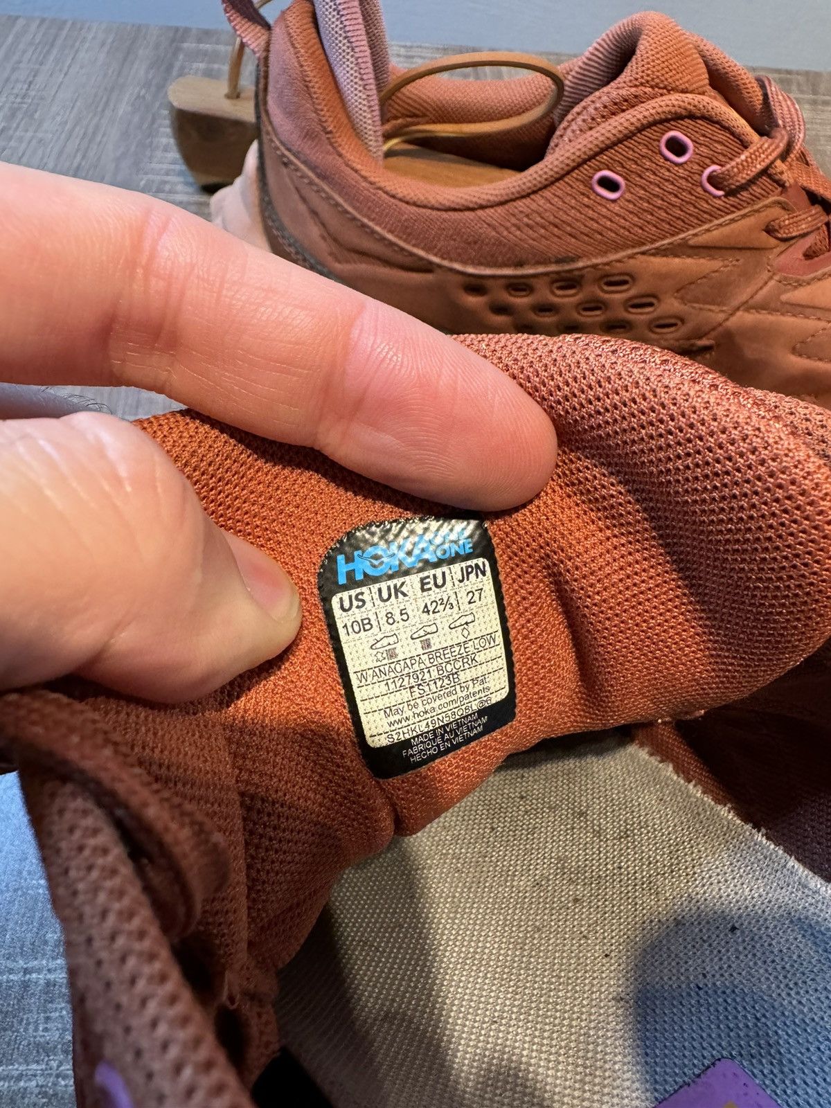 Hoka Hoka Women's US 10B Anacapa Breeze Low Sneakers Baked Clay Size US 10 / IT 40 - 8 Thumbnail